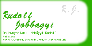 rudolf jobbagyi business card